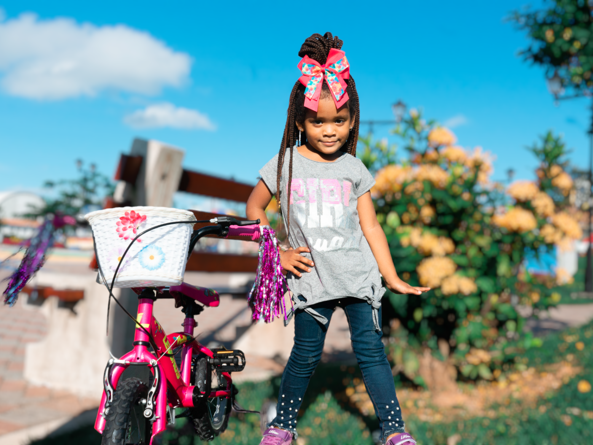 BICICLETA INFANTIL 16 pulgadas | Bicicleta infantil para niñas de aproxi. 4 a 6 años
